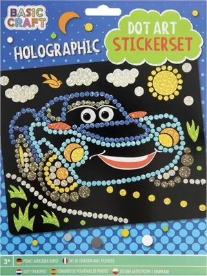 Produktbild von Zestaw naklejek holograficznych SAMOCHÓD