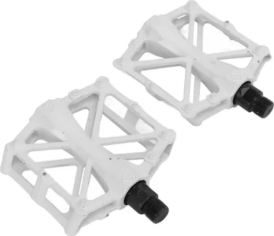 Obrázok produktu pre cersalt bicykel ploché zliatinové pedále, bicykel pedále protišmykové stabilné pre horské bicykle pre bicykle (biela)