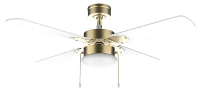 Imagen del producto de Ventilador de techo con iluminación Cecotec EnergySilence Aero 450 GoldWhite