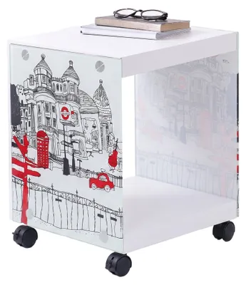 Produktbild von Inter Link Beistelltisch Cube weiss london-design