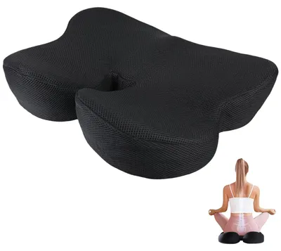 Produktbild von Sitzkissen für Bürostühle, orthopädisches Beckenkissen mit Memory-Schaum