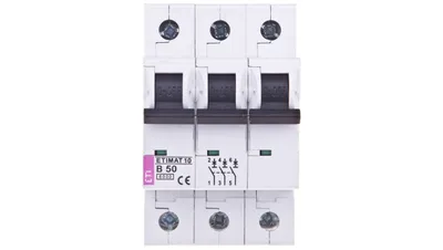Obrázek produktu pro Jistič 3P B 50A 6kA AC ETIMAT10 002125721
