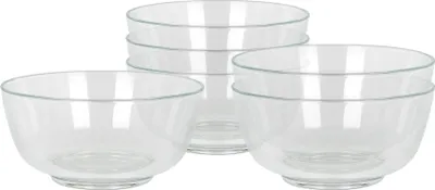 Produktbild von Argon Ta Glas-Snackschalen – 11 cm – 6er-Pack