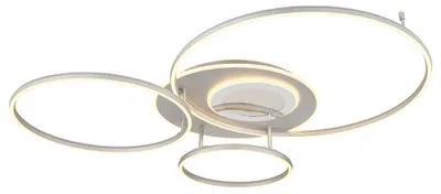 Produktbild von LED Deckenleuchte, silber, dimmbar, Fernbedienung, L 116 cm