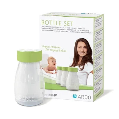 Obrázok produktu pre Súprava fliaš na materské mlieko Ardo 3 ks