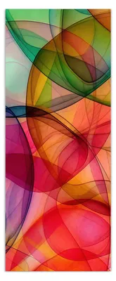 Produktbild von Glasbild 40x100cm in XXL für Wohnzimmer, Schlafzimmer Motiv Farbenpracht