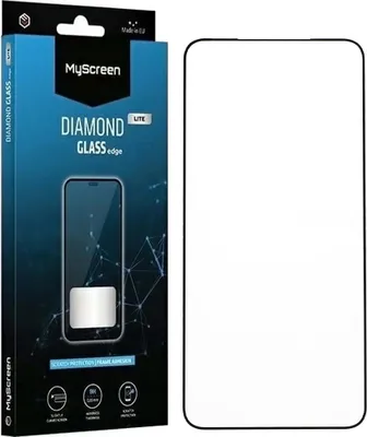 Produktbild von MyScreen DIAMOND GLASS LITE edge | VOLLKLEBSTOFF Schwarz