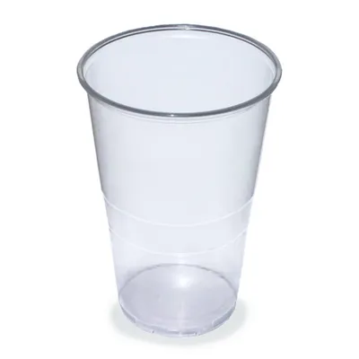 Produktbild von Trinkbecher klar 0,5 l -PP- (Ø 95 mm) [50 Stück]