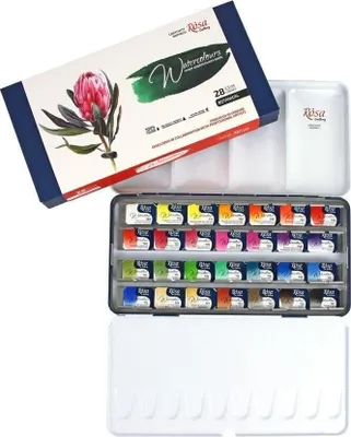 Obrázok produktu pre Rosa 340328 Sada akvarelových farieb Botanical 28 x 2,5 ml