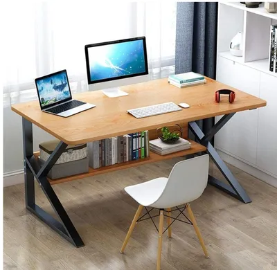 Produktbild von Computertisch, Bürotisch mit Regal 80 x 40 cm STL04BR