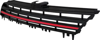 Produktbild von Original JOM Kühlergrill Sportgrill Halbmond Schwarz + Rot für VW Golf 7 VII