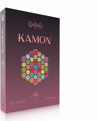 Produktbild von Kamon Abstraktes Brettspiel für 2 Personen mit zufälliger Spielbrettanordnung