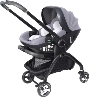 Immagine prodotto di Carrozzina per bambini, leggera e portatile, design pieghevole, grigio