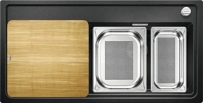 Produktbild von Spüle Blanco ZENAR XL 6 S DGP 1000 x 510 mm anthrazit 524052 1 Spülbecken Becken rechts Mit Tropffläche