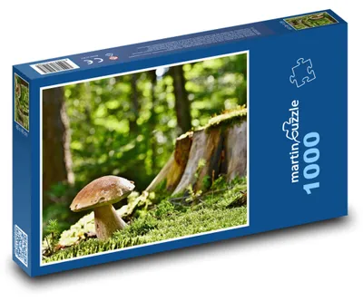 Obrázok produktu pre Puzzle 1000 Huba v zelenom lese - martinpuzzle