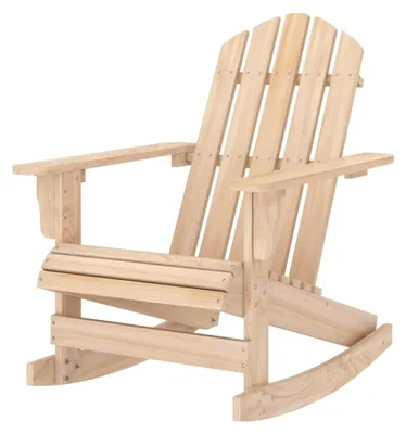 Produktbild von Adirondack-Schaukelstuhl aus massivem Tannenholz