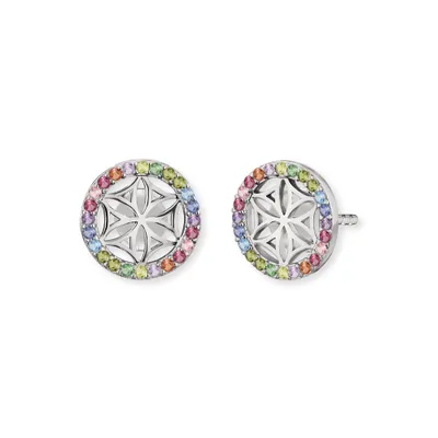 Produktbild von Engelsrufer ERE-LILLIFL-ZIM-ST Ohrstecker Damen Lebensblume Sterling-Silber
