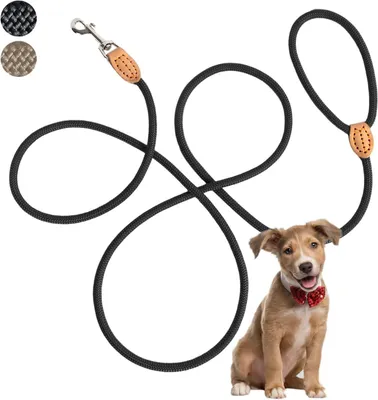 Produktbild von Hundeleine Nylonseil, reflektierend, 2 m und 3 m, mit Sicherheitskarabiner, für kleine bis große Hunde