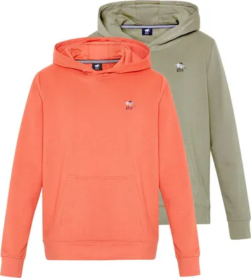 Produktbild von Polo Sylt 2er Pack Basic Sweatshirt / Hoodie Weiche, angeraute Innenseite, Kleines gesticktes Logo, Sportives Basic