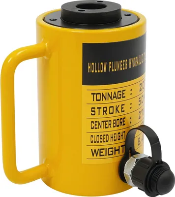 Obrázek produktu pro Hydraulický zvedák, nosnost 20 tun, robustní ocelová konstrukce, žlutý