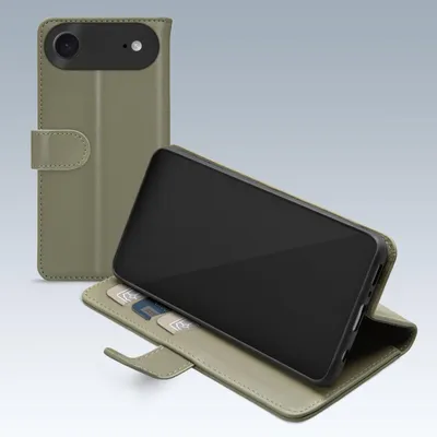 Productafbeelding van Mobilize Premium Gelly Bookcase hoesje voor iPhone Air - 3 pasjes Kunstleer Groen