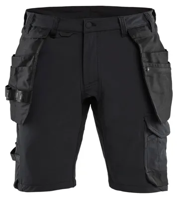 Produktbild von Blakläder Handwerker Shorts 4-Wege-Stretch 1702, Farbe:Schwarz, Größe:C56