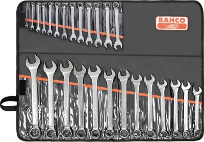Imagen del producto de Juego de llaves de vaso Bahco 111M/26T, 26 piezas, de 6 a 32 mm
