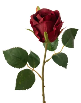 Produktbild von Kunstblume, Seidenblume, ROSE. Ca 45cm. Rose, Rosen 1 Stück. ROT
