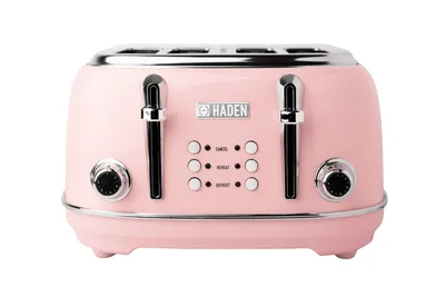 Obrázek produktu pro Haden topinkovač Heritage English Rose na 4 topinky,  barva růžová
