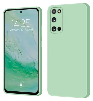 Produktbild von Hülle für Samsung Galaxy S20 Case Cover Bumper Smartphone Softgrip Schutzhülle Farbe: Türkis