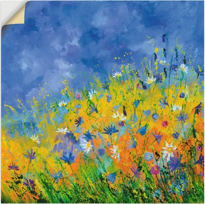 Produktbild von ARTland Wandbild, selbstklebend Wildblumen Größe: 50x50 cm
