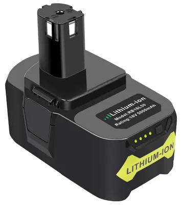 18V 5,0Ah Ersatzakku für Ryobi Werkzeuge, LED-Anzeige