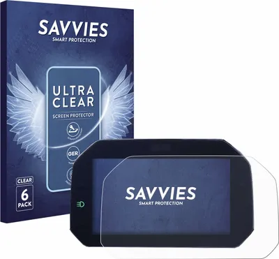 Produktbild von 6x Für BMW F 900 XR 2019 Connectivity TFT 6.5" Schutzfolie Savvies Displayschutz Display Schutz Folie Klar Transparent