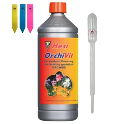 Obrázok produktu pre Hesi OrchiVit 1 liter vrátane dávkovacej pipety a 3 štítkov na rastliny