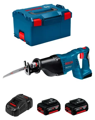 Imagen del producto de Sierra Sable BOSCH GSA 18 V-LI (2 x 5,0 Ah + GAL1880CV + L-Boxx 238)