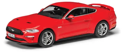 Immagine prodotto di Vanguards VA15503 - Ford Mustang Mk6 GT Fastback in scala 1/43, rosso Race - Nuovo