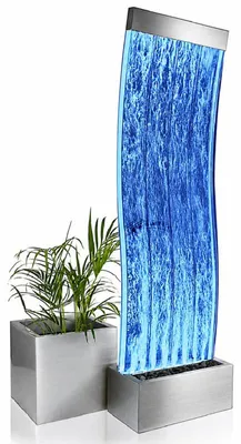 Obrázek produktu pro RealG RC-K-2502 Volně stojící bublinková vodní stěna s LED RGB osvětlením 183 x 50,5 x 28 cm