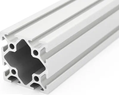 Produktbild von Länge 1480mm - Aluminiumprofil 40x40L I-Typ Nut 5 (leicht), silber eloxiert. Aluminium Profil 40x40 Alu Profil 40 x 40 Montage- Systemprofil