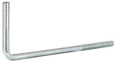Image de Alberts 844127 Support de barre de clôture, électro-galvanisé bleu, à visser, 190 x 110 mm, set de 30 pièces
