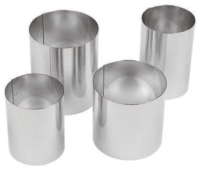Imagen del producto de Pasticceria Paderno Eistortenring 9x9 cm Edelstahl Rostfrei 47534-08