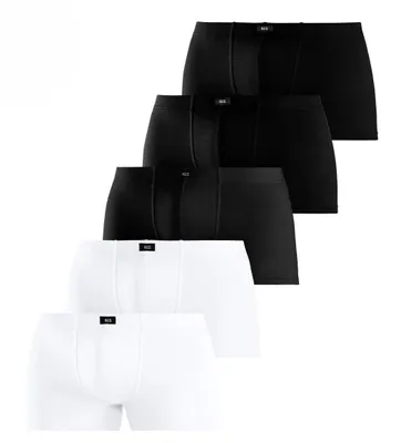 Produktbild von H.I.S. Boxer Boxershorts für Herren 5 -teilig schwarz, weiß Größe 4