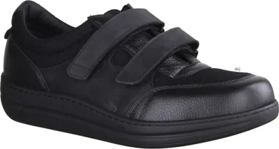 Produktbild von Slipper Liromed 620, Uni, Schwarz, Leder/Textil, NEU - Herrenschuhe Prophylaxe Diabetiker, Schwarz, leder/textil