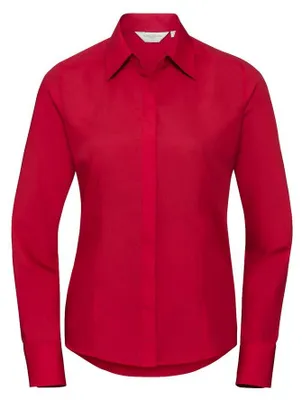 Obrázok produktu pre Russell Collection - Dámska košeľa s dlhým rukávom FK2238 (XS) (červená)