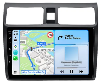 Image de Autoradio Android 8 noyaux pour Suzuki Swift 2003-2010 avec CarPlay, navigation GPS, SWC 6+128 Go, 4G LTE, Wi-Fi, DSP, DAB+, Bluetooth, écran 10 pouces