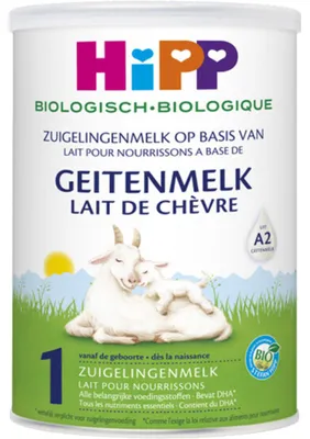 Imagen del producto de Hipp Geitenmilch fórmula infantil 1, 400 g - leche de cabra natural para bebés