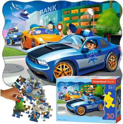 Produktbild von CASTORLAND Puzzle Polizei 30 Teile