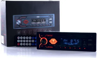 Immagine prodotto di Radio per auto Einparts con Bluetooth, scheda SD, USB e illuminazione a LED rossa