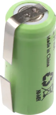 Image de GP GP35AAAH Batterie NiMH taille 1/2AAA avec cosse à souder en forme de U