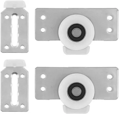 Produktbild von Bypass-Rollen für Schubladen - urpanelen 15-20 mm Dicke - Set aus 2 Stücken