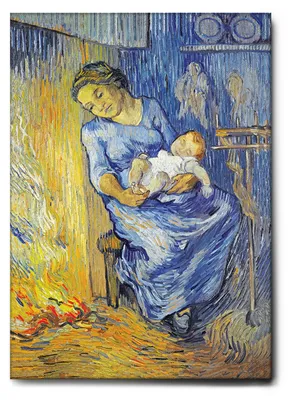 Immagine prodotto di Vincent Van Gogh - L'uomo è in mare - 70L x 100l cm - Quadro Tela Canvas Telaio Standard